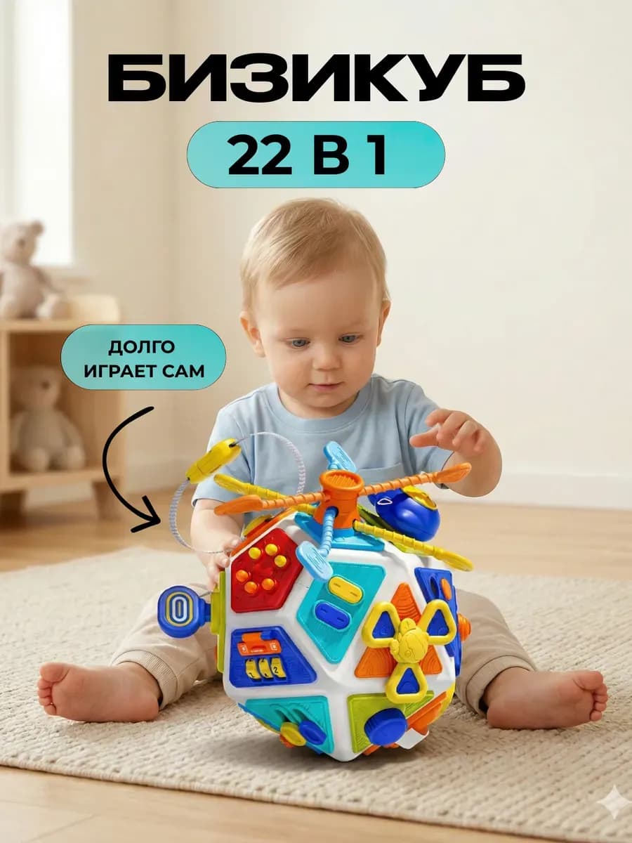 Развивающая игрушка для детей бизикуб