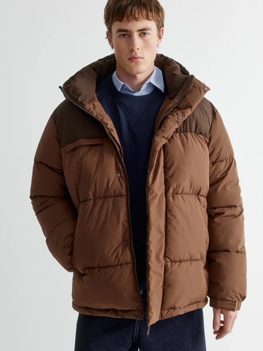 Куртка оверсайз утепленная пуховик зимний