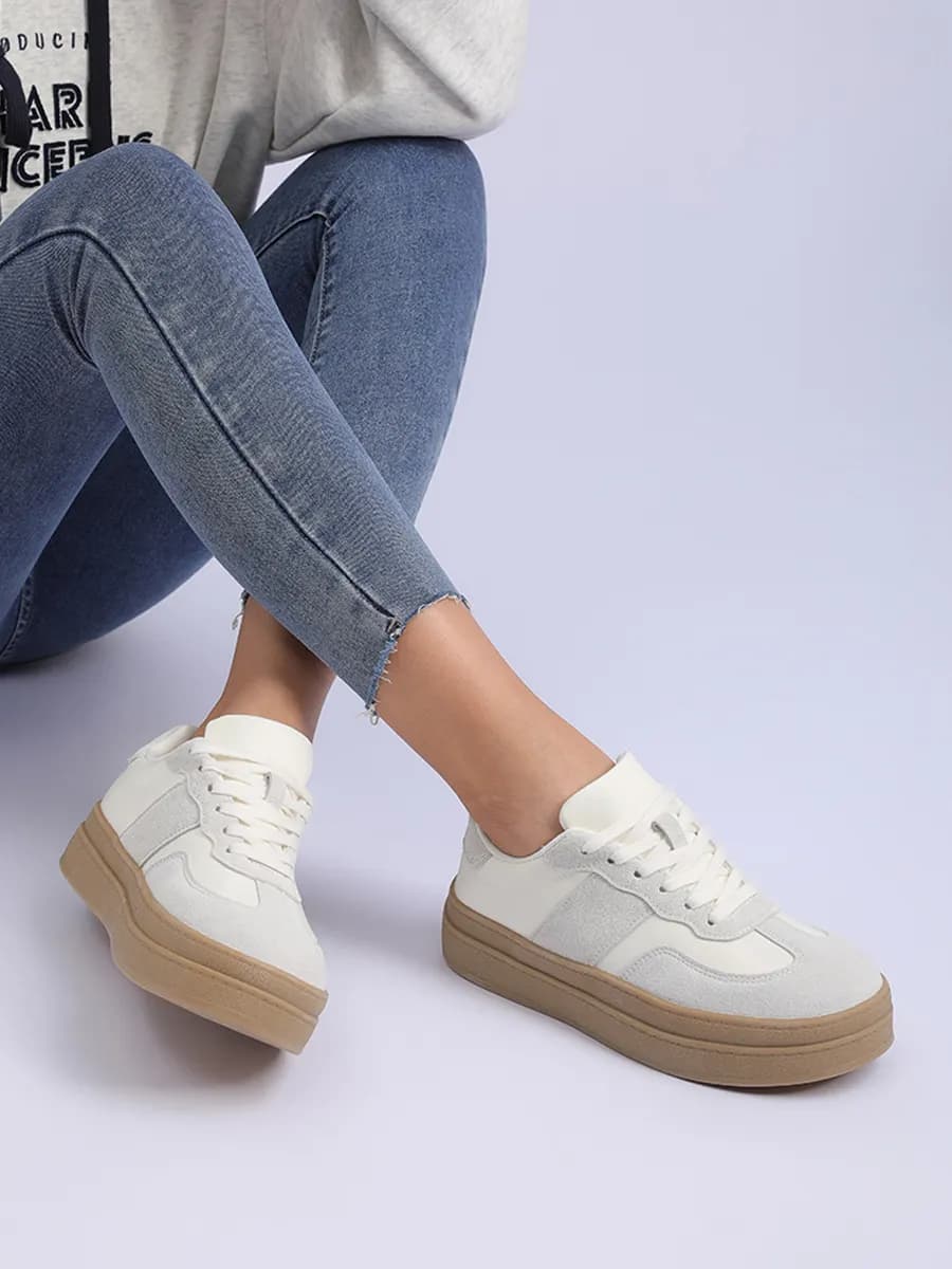 Кроссовки демисезонные спортивные на платформе