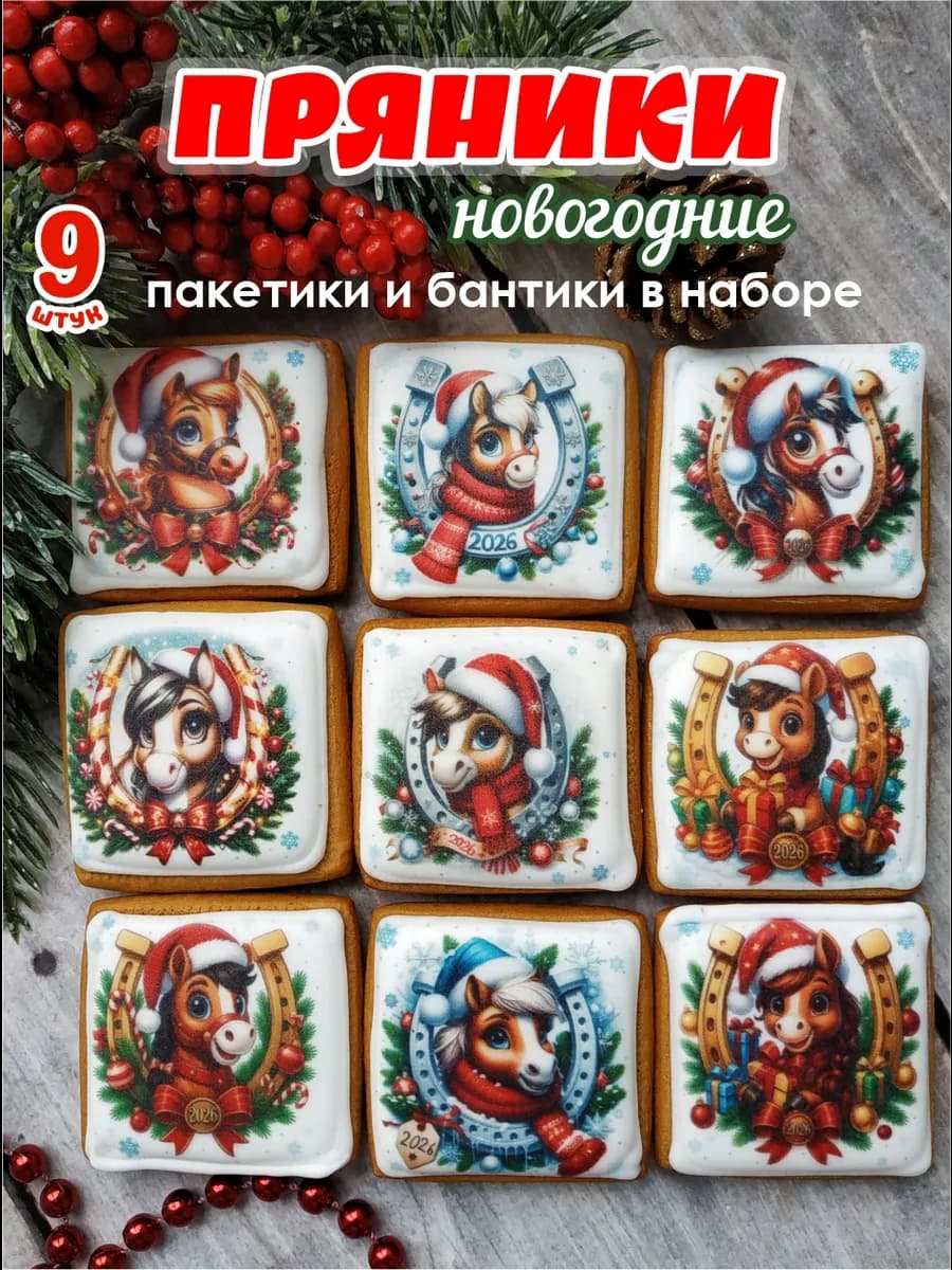 Новогодние пряники на Новый год 2026