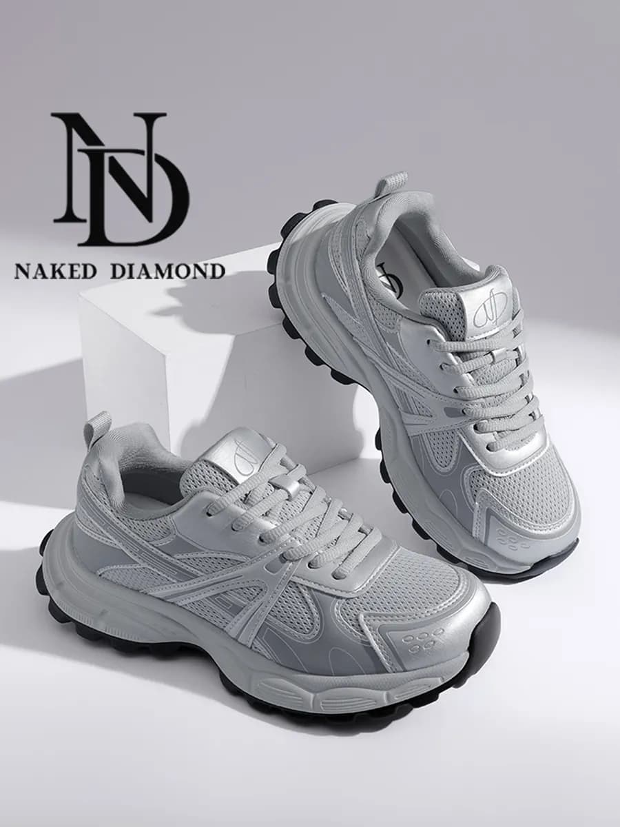 Кроссовки спортивные на высокой подошве