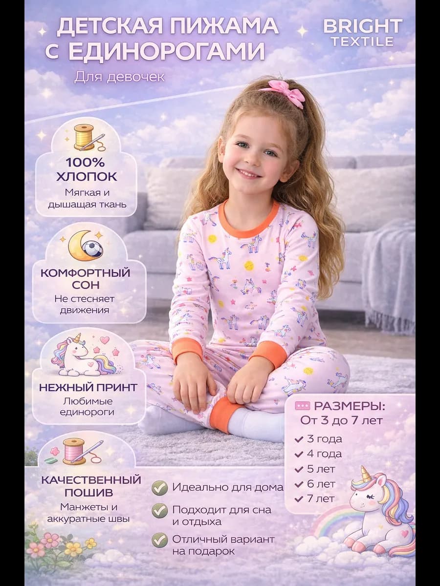 Пиджама Девочки