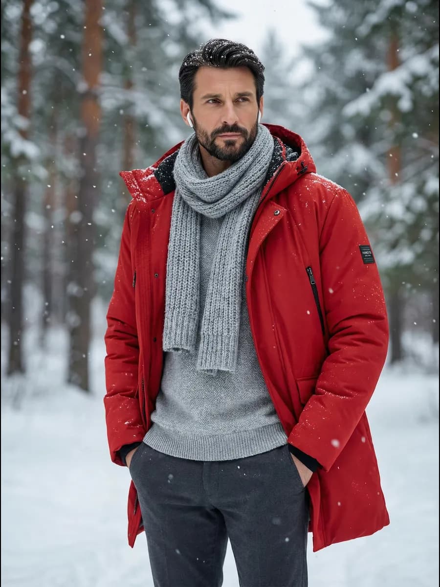 Куртка зимняя удлиненная