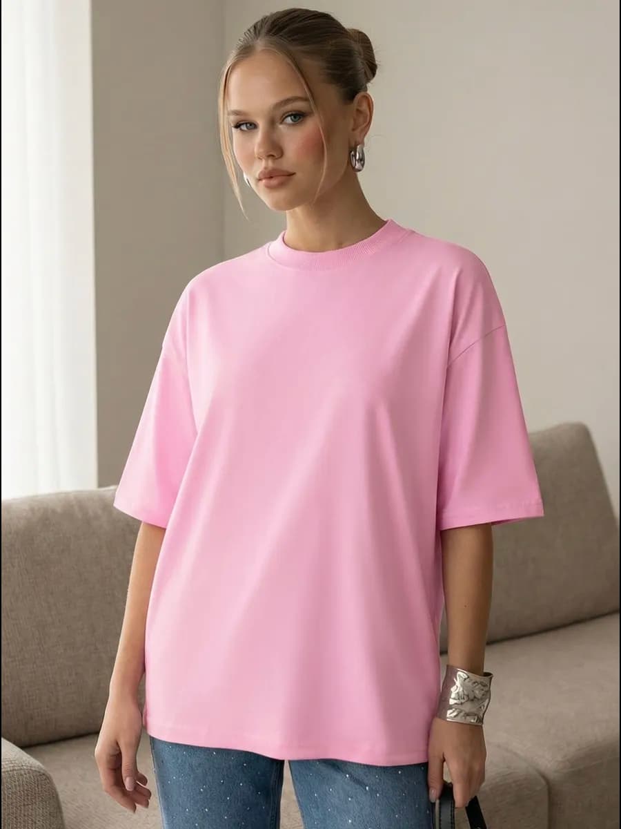 Футболка оверсайз базовая