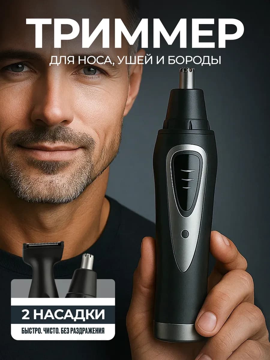 Триммер для носа ушей и бороды