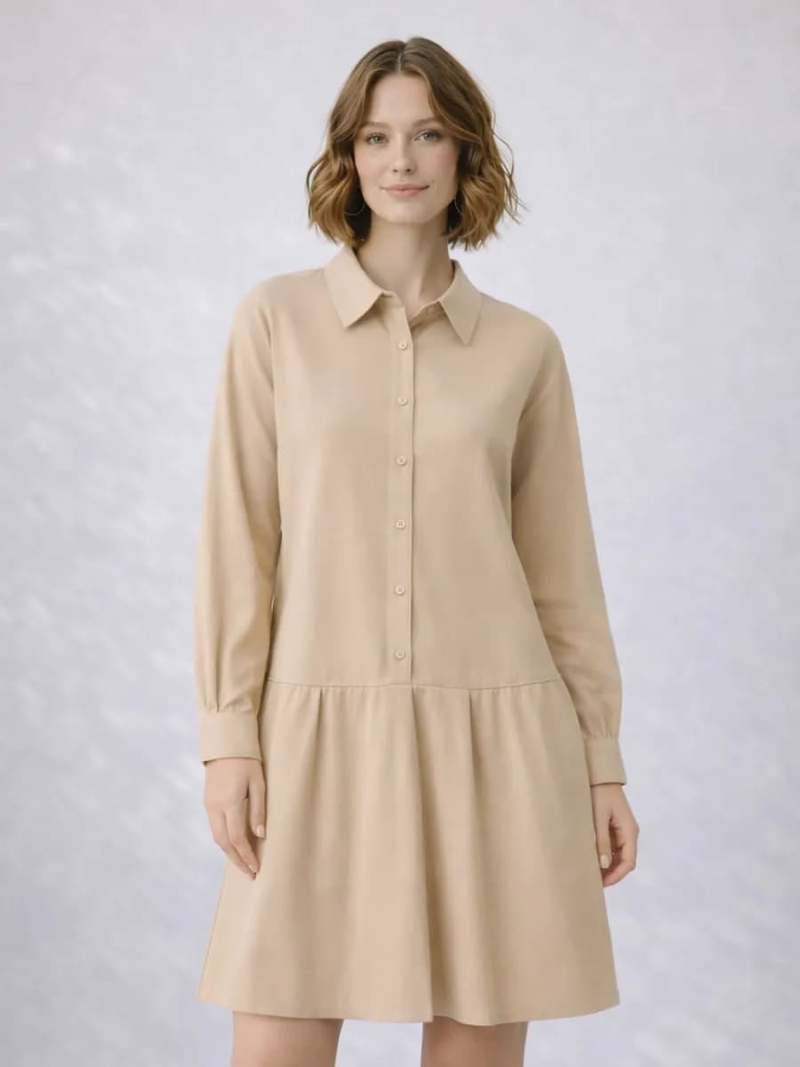 Платье свободного кроя