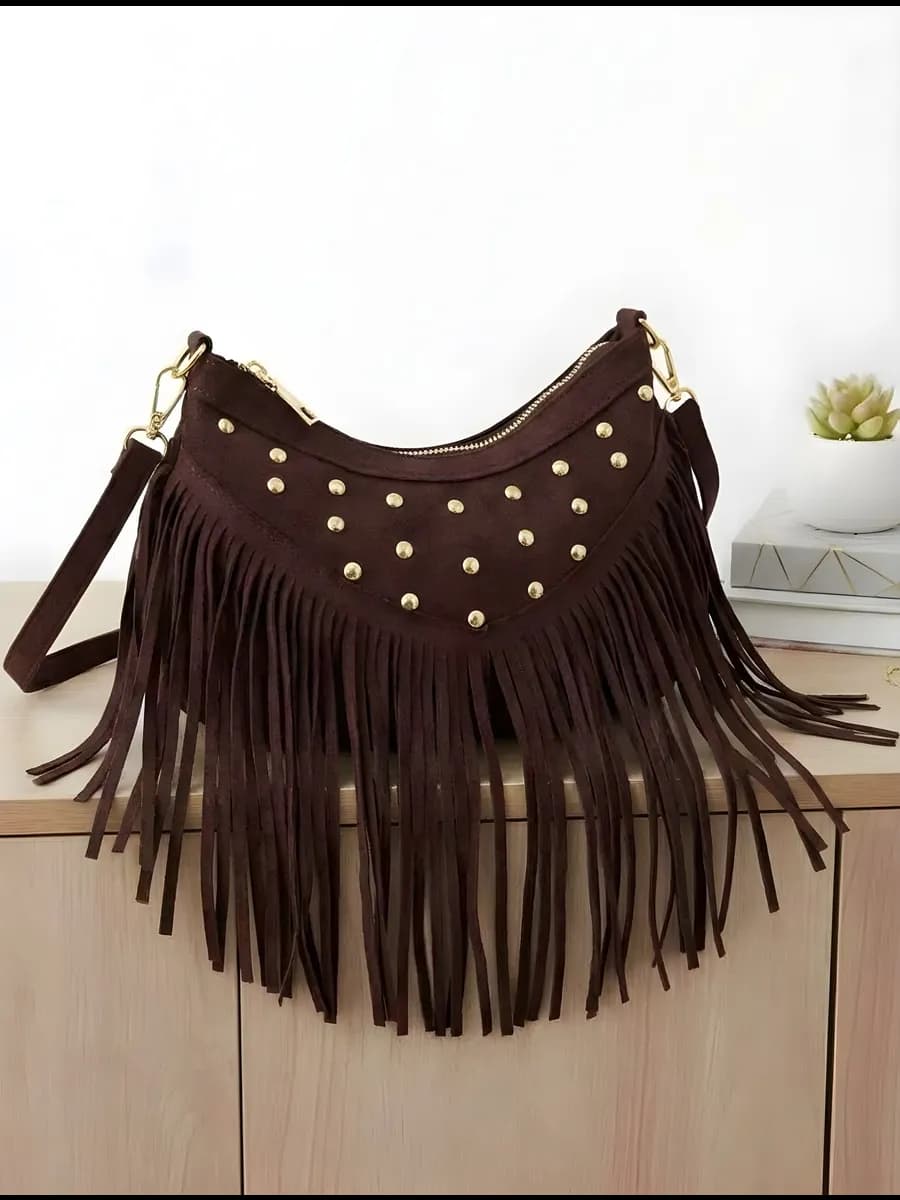 Сумка через плечо маленькая бохо