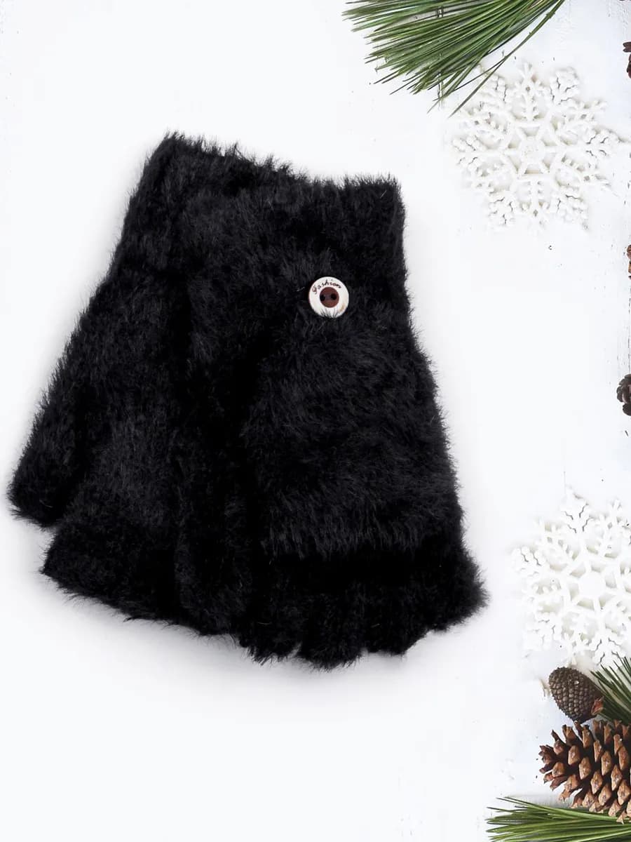 Митенки-перчатки-варежки без пальцев (5-8 лет)