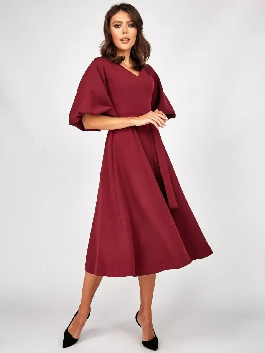 Платье женское праздничное миди