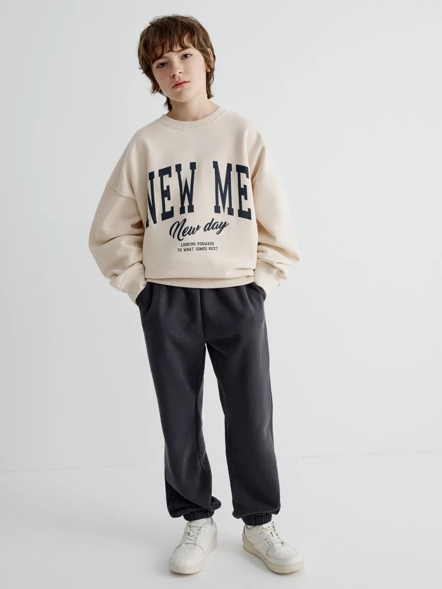 Брюки джоггеры спортивные базовые утепленные с начесом