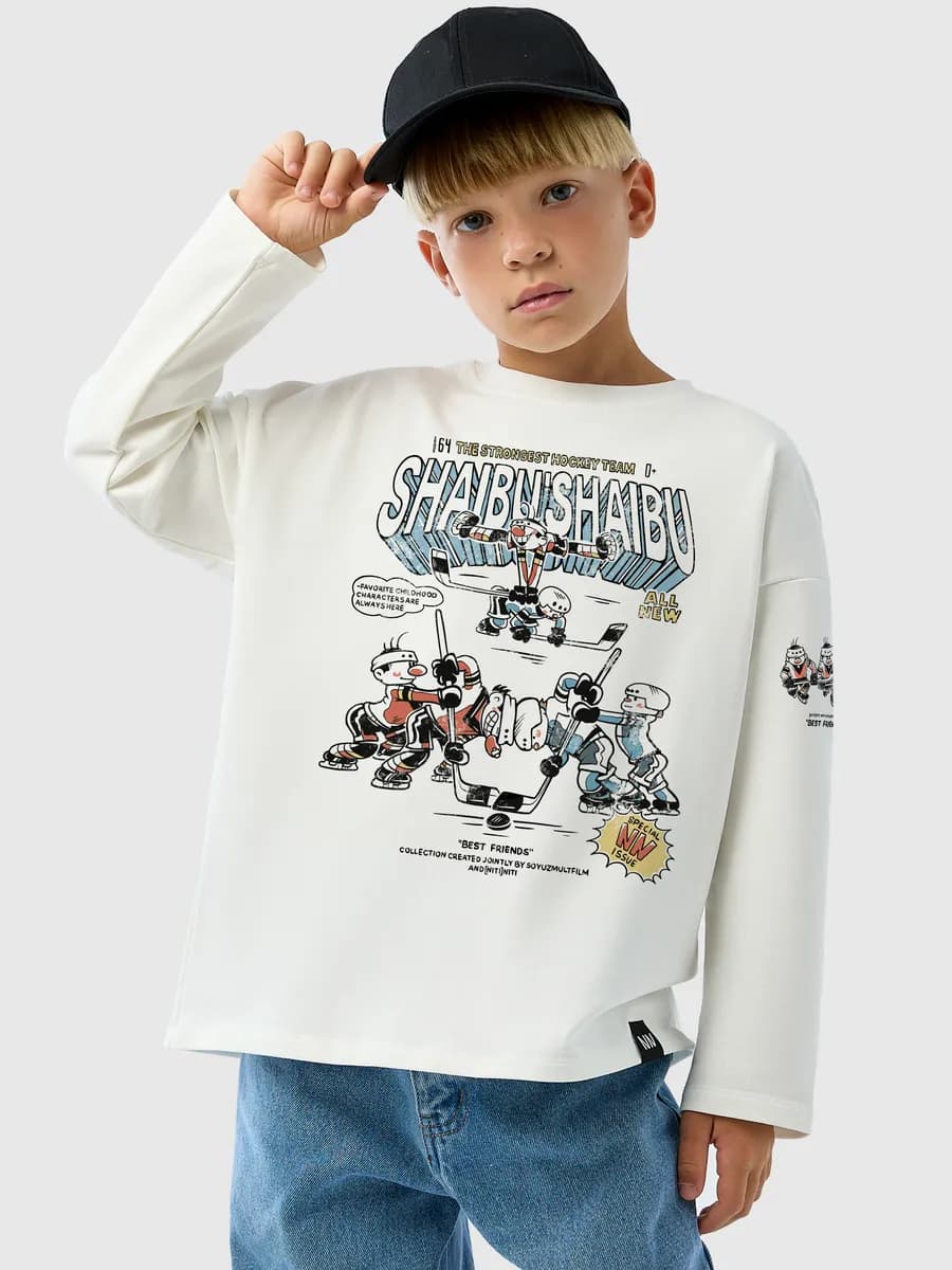 Лонгслив с принтом Союзмультфильм