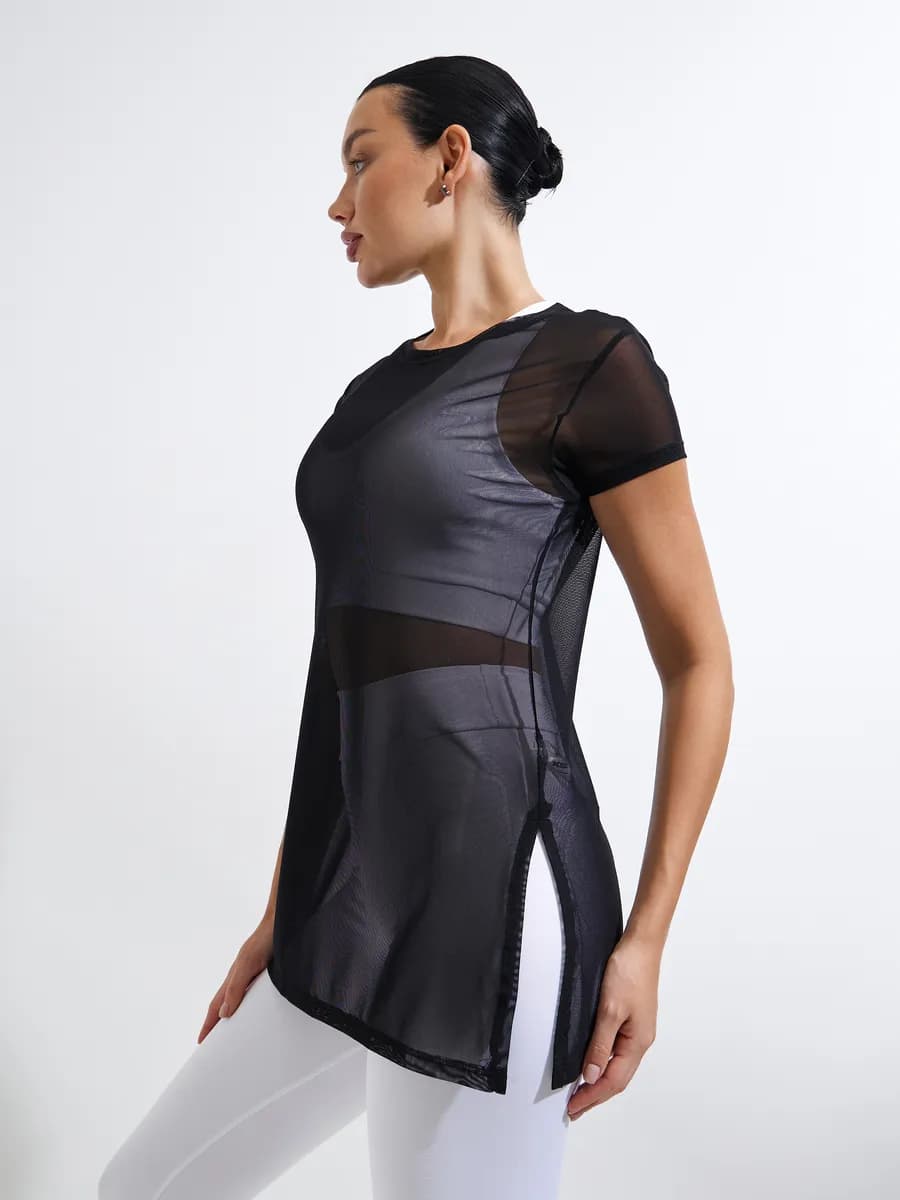 Футболка удлиненная спортивная туника