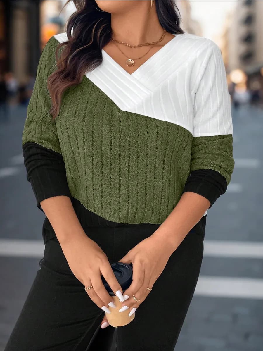 Кофта тонкая теплая оверсайз больших размеров