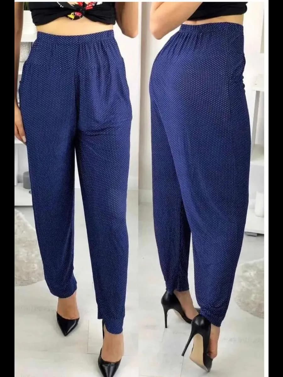 Брюки летние тонкие больших размеров домашние на резинке